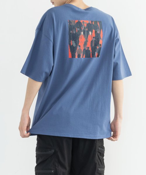 セール プリントtシャツ メンズ レディース 半袖 イラスト グラフィック カジュアル ストリート ビッグシルエット コットン 韓国 ギフト プレゼント ペアルック エ ロッキーモンロー Rocky Monroe Magaseek