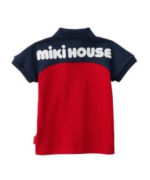mki HOUSE(ミキハウス)/ポロシャツ/ネイビー×レッド