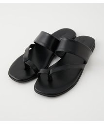 AZUL by moussy(アズールバイマウジー)/ASYMMETRY THONG SANDALS/BLK