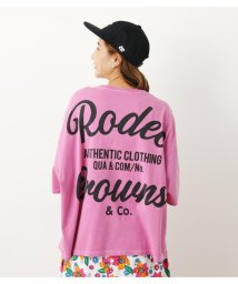 RODEO CROWNS WIDE BOWL(ロデオクラウンズワイドボウル)/ピグメント 5 SLEEVE BIGトップス/PNK