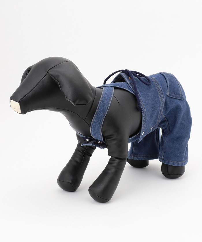 GRACECONTINENTAL DOGWEAR−オーバーオール1 インディゴ XS GRACECONTINENTAL DOGWEAR−オーバーオール1 インディゴ XS