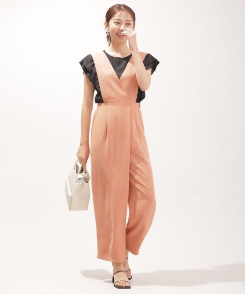 セール Web限定 ワイドサスペンダーサロペット ナノ ユニバース Nano Universe Magaseek