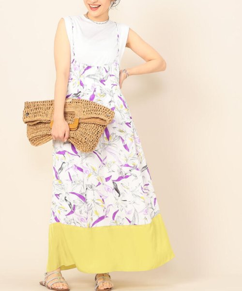 セール プリントマキシキャミワンピース ノーリーズソフィー Nolley S Sophi Magaseek