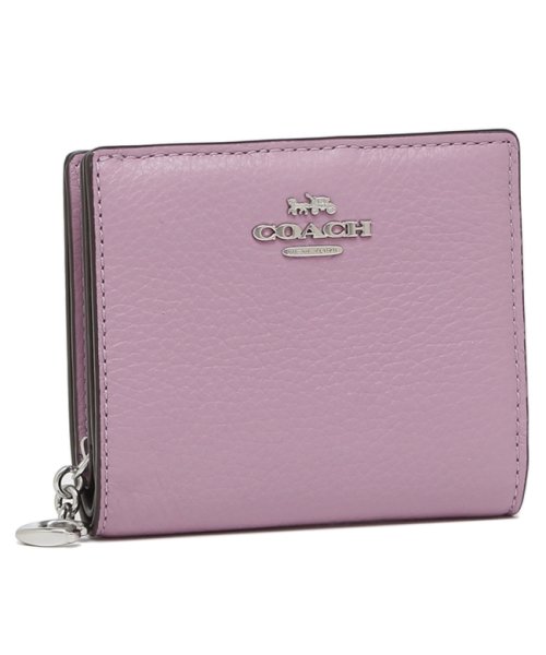 コーチ アウトレット 二つ折り財布 ミニ財布 パープル レディース Coach C2862 Svscv コーチ Coach Magaseek