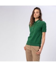 LACOSTE(ラコステ)/裾リブ付き半袖ポロシャツ/グリーン