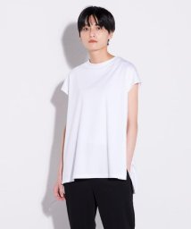 la.f...(ラ　エフ)/【大人のための上質Tシャツコレクション】フレンチスリーブカットソー/ホワイト