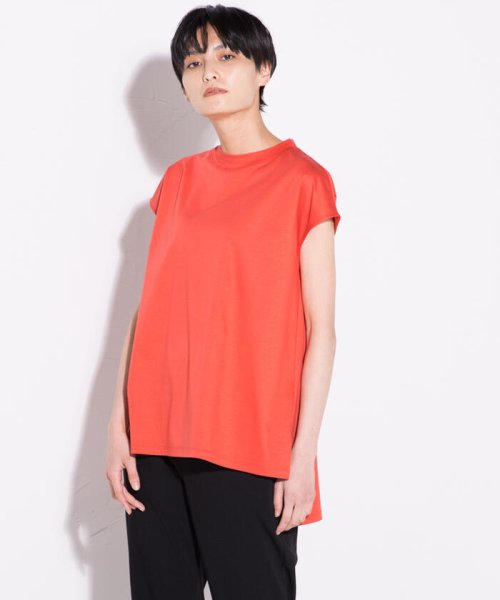 la.f...(ラ　エフ)/【大人のための上質Tシャツコレクション】フレンチスリーブカットソー/オレンジ
