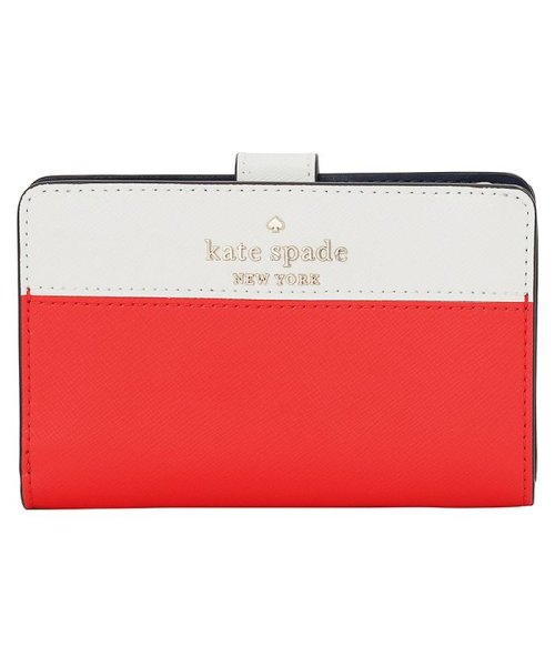 kate spade new york(ケイトスペードニューヨーク)/【kate spade new york(ケイトスペード)】kate spade new york ケイトスペード STACI COLORBLOCK M BIF/REDMULTI