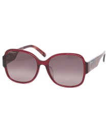 FERRAGAMO/フェラガモ サングラス アイウェア レディース ガンチーニ 57サイズ レッド アジアンフィット FERRAGAMO SF1001SA 650 スクエア/504049604