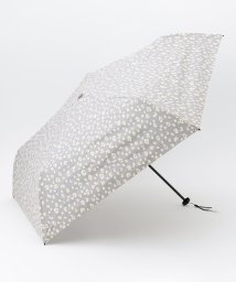 anySiS(エニィ　スィス)/【晴雨兼用】スーパーライトレオパード 折りたたみ傘/ライトグレー系