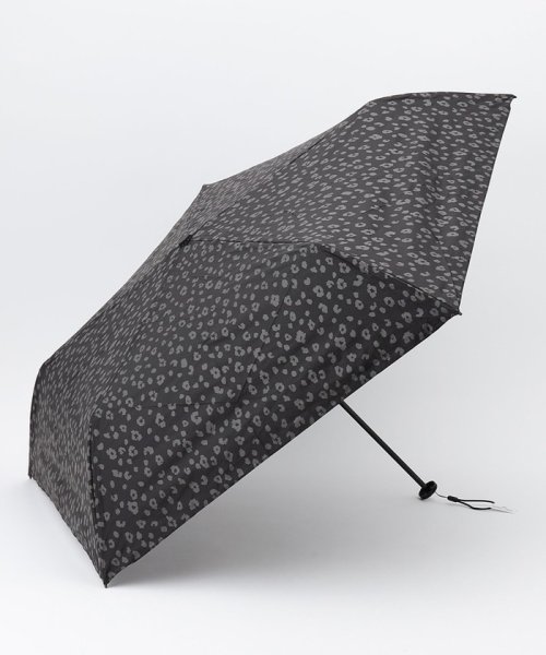 anySiS(エニィ　スィス)/【晴雨兼用】スーパーライトレオパード 折りたたみ傘/ブラック系