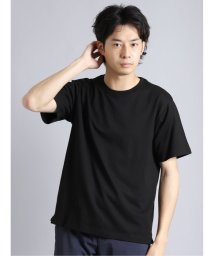 m.f.editorial(エムエフエディトリアル)/【透け防止】クルーネック半袖Tシャツ/ブラック