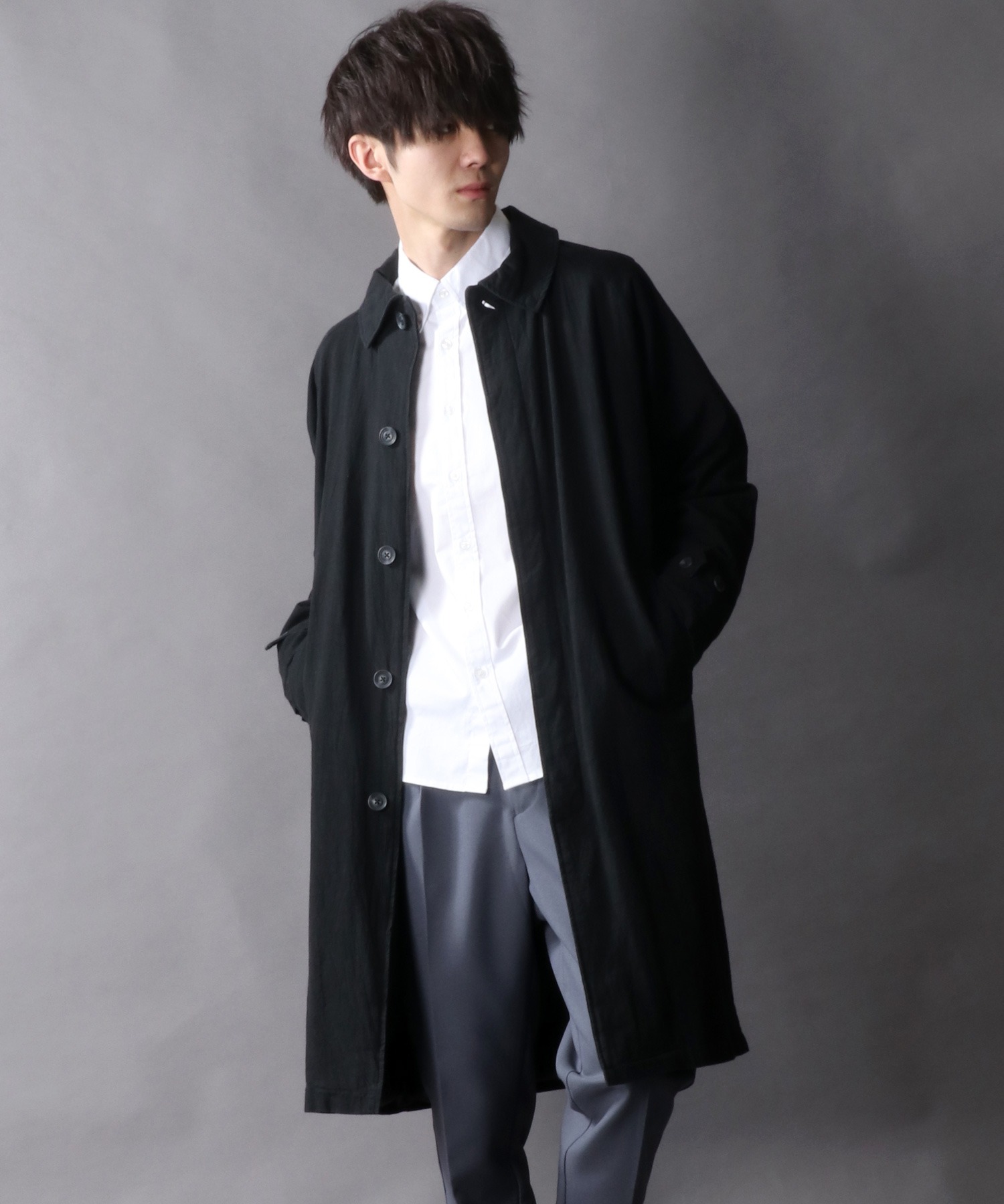 セール Sitry Amundsen Fabric Oversize Bal Collar Coat 梨地織り オーバーサイズ バルカラーコート 21 Sprin Sitry Sitry Magaseek