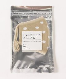 NOLLEY’S(ノーリーズ)/ジャガードニットマスク/ベージュ系その他4