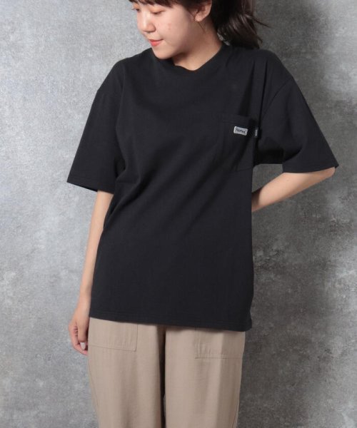 FREDYMAC(フレディマック)/【TAION/タイオン】FREDYMAC別注 パッカブルTシャツ ポケT UNISEX/ブラック