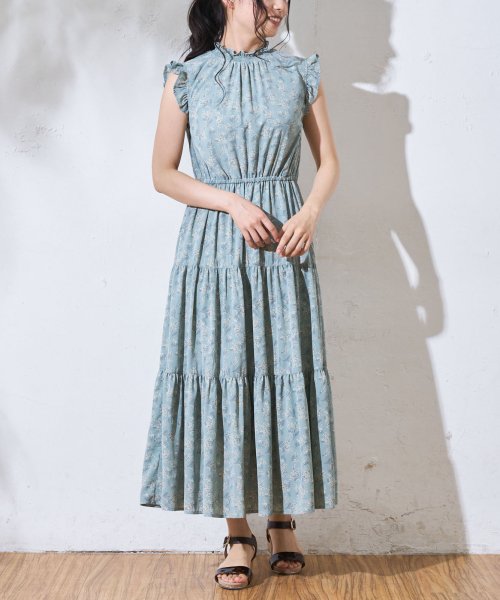 セール オリーブデオリーブ Olive Des Olive 花柄ノースリーブ袖フリルワンピース Magaseek セール オリーブデオリーブ Olive Des Olive 花柄ノースリーブ袖フリルワンピース Magaseek