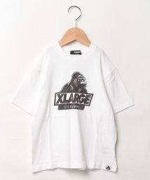XLARGE KIDS(エクストララージ　キッズ)/古着加工OGゴリラ半袖Tシャツ/ホワイト