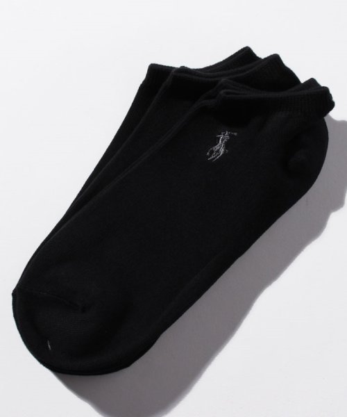 RALPH LAUREN(RALPH LAUREN)/A FLAT KNIT3P/ﾌﾞﾗｯｸ