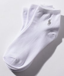 RALPH LAUREN(RALPH LAUREN)/Q FLAT KNIT3P/ﾎﾜｲﾄ