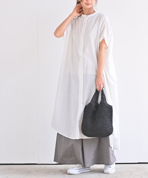 コットンキャンブリックシャツワンピース アールピーエス Rps Magaseek