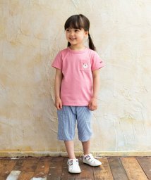 MIKI HOUSE HOT BISCUITS(ミキハウスホットビスケッツ)/【WEB限定カラーあり】ポケットＴシャツ/ピンク