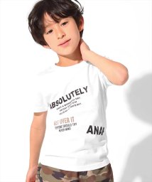 ANAP KIDS(アナップキッズ)/制菌ロゴプリントTシャツ/ホワイト