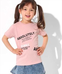 ANAP KIDS(アナップキッズ)/制菌ロゴプリントTシャツ/ピンク