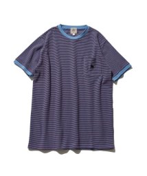 J.PRESS MENS(J．プレス　メンズ)/【大人気】アメリカンコットン バックブル ボーダーTシャツ/レッド系1