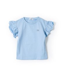 Noeil aime BeBe(ノイユ　エーム　べべ)/天竺 袖フリル Tシャツ (90~130cm)/ブルー