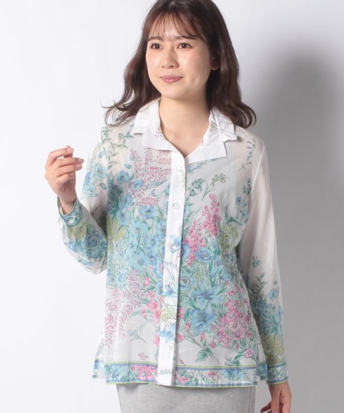 セール 花柄ブラウス Champs De Mars Champs De Mars Magaseek