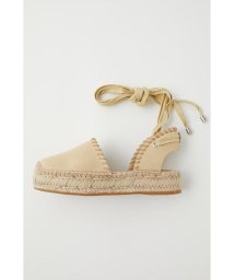 moussy(マウジー)/LACE UP ESPADRILLES/BEG