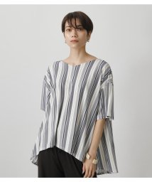 AZUL by moussy(アズールバイマウジー)/GLOSSY COOL V HEM PO/柄WHT5