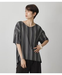 AZUL by moussy(アズールバイマウジー)/GLOSSY COOL V HEM PO/柄BLK5