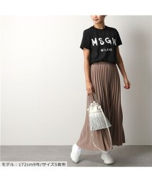 MSGM(MSGM)/2641 2741 MDM60 半袖 Tシャツ カットソー クルーネック 丸首 カラー5色 レディース/ブラック