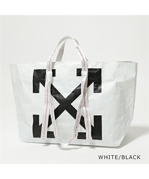 【OFF－WHITE(オフホワイト)VIRGIL ABLOH】 OWNA094 カラー5色 NEW COMMERCIAL TOTE ショッパー  トートバッグ 鞄