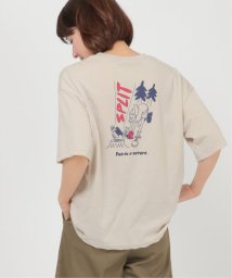 ikka/タケウチアツシコラボアウトドアTシャツ LADIES(薪割り)/504010531