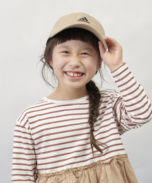 Adidas(アディダス)/adidas Kids BOS TWILL CAP/ベージュ