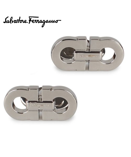 FERRAGAMO(フェラガモ)/サルヴァトーレ フェラガモ Salvatore Ferragamo カフスボタン カフリンクス メンズ 結婚式 CUFFLINK シルバー 770110/シルバー