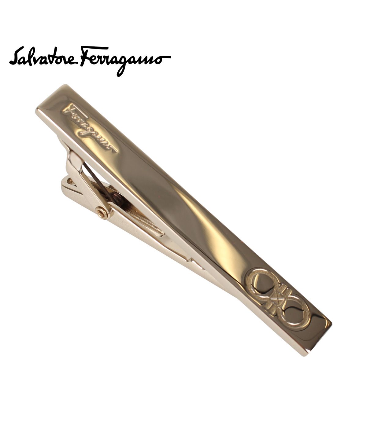 サルヴァトーレ フェラガモ Salvatore Ferragamo ネクタイピン タイピン タイクリップ タイバー メンズ ブランド ゴールド  778521