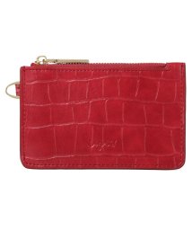 Ungrid(アングリッド)/アングリッド Ungrid 財布 ミニ財布 コインケース レディース MAD CROCO CARD CASE ブラック アイボリー グレー ベージュ カーキ ブ/レッド