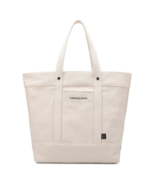 ヴァンキッシュ Vanquish キャンバス ラージ バッグ トートバッグ メンズ Canvas Large Tote ブラック アイボリー カーキ 黒 Vqm ヴァンキッシュ Vanquish Magaseek