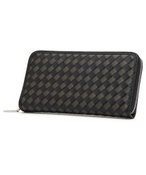 VANQUISH/ヴァンキッシュ VANQUISH 財布 長財布 メンズ ラウンドファスナー LAMB LEATHER LONG WALLET ブラック グレー ネイビー ダーク/504043674