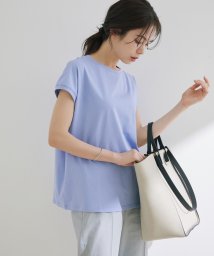 ROPE'(ロペ)/【接触冷感】【UVカット】アームレットTシャツ/サックス（48）