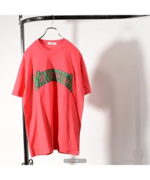 1111clothing(ワンフォークロージング)/◆MINNESOTA 刺繍 Tシャツ◆ tシャツ メンズ tシャツ レディース 半袖tシャツ 半袖 トップス ビッグt ビッグシルエット tシャツ ミネソタ 大/ピンク