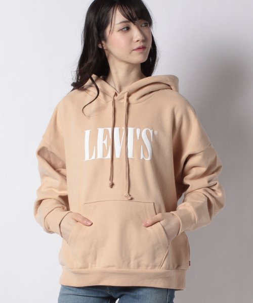 LEVI’S OUTLET(リーバイスアウトレット)/GRAPHIC 2020 HOODIE SERIF LOGO HOODIE TO/イエロー