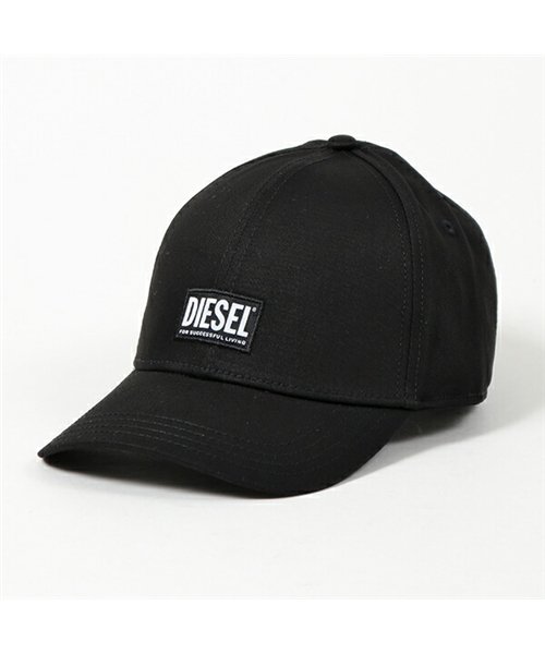 DIESEL(ディーゼル)/【DIESEL(ディーゼル)】SYQ9 BAUI CORRY HAT ロゴプリント ベースボールキャップ 帽子 900/ブラック メンズ レディース/ブラック