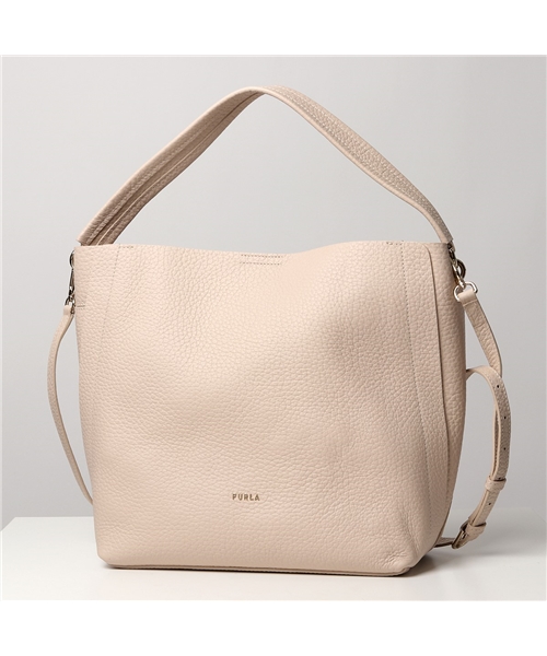 ファスナー FURLA GRACE M HOBO Ballerina 本革 A4バッグ MRDU3