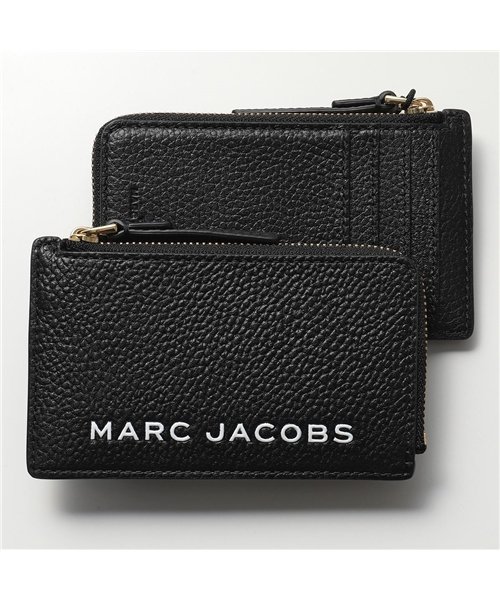  Marc Jacobs(マークジェイコブス)/【MARC JACOBS(マークジェイコブス)】M0017143 レザー キーリング付き コインケース カードケース ミニ財布 フラグメントケース 001/BL/ブラック