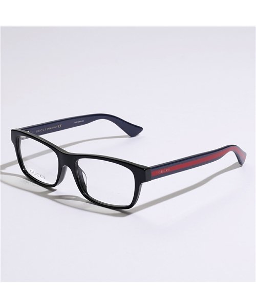 Gucci グッチ Gg0006oa 眼鏡 フレーム 伊達メガネ Optic アイウェア 014 Black Blue Transparent メンズ レデ グッチ Gucci Magaseek