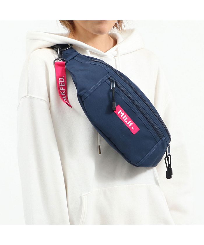 ミルクフェド ウエストバッグ MILKFED. バッグ BASIC FANNYPACK ボディ